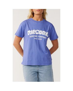 Rip Curl Surf Puff Party Pack Graphic T-Shirt - Blue