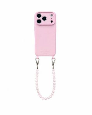 Cordée Cases Princess Pearl Phone Chain Set - Pink