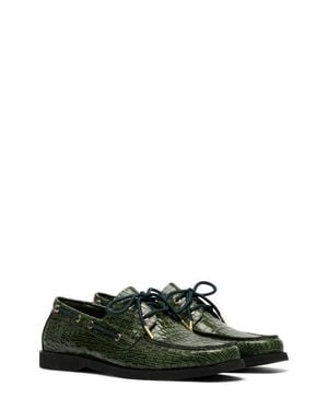 MARC NOLAN Capri Boat Shoe - Green