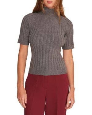 DELUC Oliver Rib Turtleneck Sweater - Red