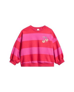 Next Kids' Stripe Sweatshirt - Pink
