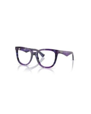 Burberry 53Mm Square Optical Glasses - Purple