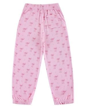 Cleonie Kids' Soft Fleece Zip Sweatpants - Red