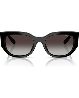 Vogue 53Mm Irregular Sunglasses - Brown