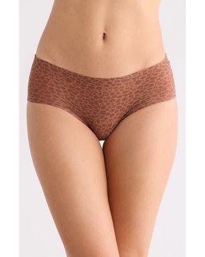 Chantelle Soft Stretch Seamless Hipster Panties - Brown