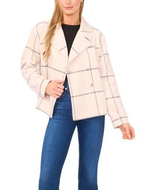 Halogen® Oversize Double Breasted Jacket - Blue