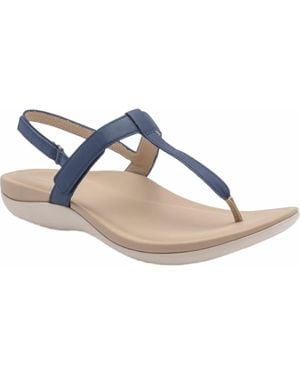 ABEO Oasis T Strap Sandal - Blue