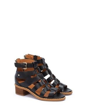 Pikolinos Blanes Cage Sandal - Black