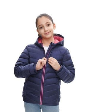 Rokka&Rolla Kids' Ultra Light Packable Down Jacket - Blue