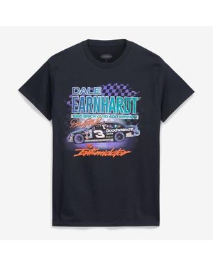 CHECKERED FLAG Sports Dale Earnhardt 1995 Brickyard 400 Champions T-Shirt - Blue