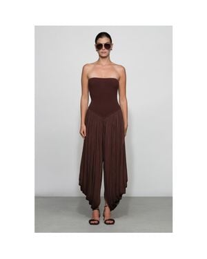 Et Ochs Harris Knit Jumpsuit - Brown