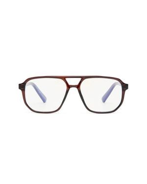 The Book Club The Atticus 53Mm Aviator Light Blocking Reading Glasses - Multicolor