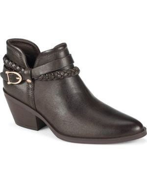 BareTraps Daisie Block Heel Ankle Bootie - Black