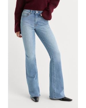 GOOD AMERICAN Good Legs High Waist Flare Jeans - Blue