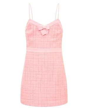 LoveShackFancy Kids' Kitt Tweed Minidress - Pink