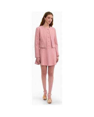 Rebecca Taylor Margot Tweed Jacket - Pink