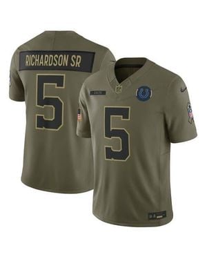 Nike Anthony Richardson Sr. Indianapolis Colts 2025 Salute To Service Limited Jersey - Green