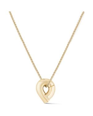 Tabayer Oera Knot Pendant Necklace - Metallic