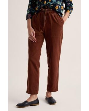 Seasalt Cornwall Sholl Organic Cotton Crop Pants - Red