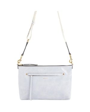 Isabel Marant Nessah Leather Crossbody Bag - Metallic