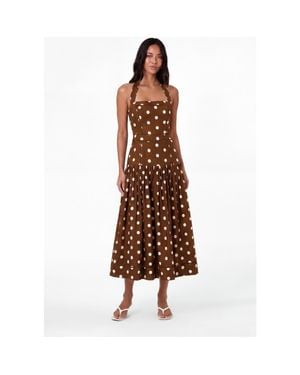 Nicholas Vivianne Dress - Brown