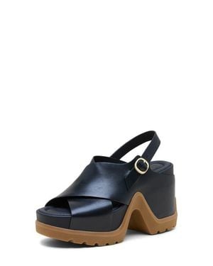 Sorel Roam'N Rise Slingback Platform Sandal - Blue