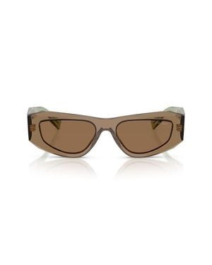 Prada 53Mm Pillow Sunglasses - Natural
