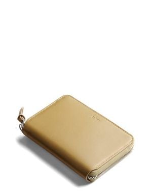 Bellroy Leather Rfid Folio Wallet - Natural
