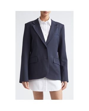 Monse Back Cascade Blazer - Blue
