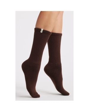 UGG Shealy Cozy Crew Socks - Brown
