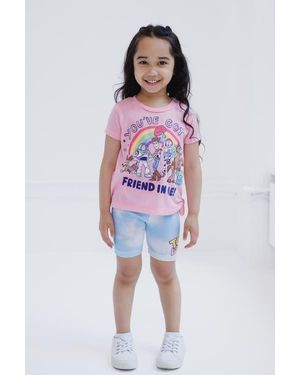 Disney Toy Story 2-Piece T-Shirt And Bike Shorts Set - Red