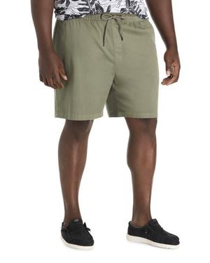True Nation by DXL Big & Tall Athletic-Fit Pull-On Shorts - Green