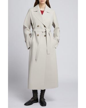 MM by Max Mara Cedro Faux Leather Trench Coat - Multicolor