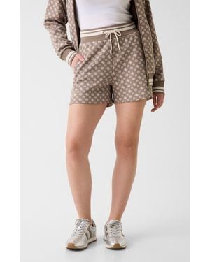 Guess Aggie Tie Waist Shorts - Natural