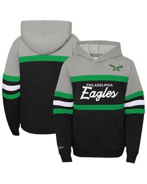Mitchell & Ness Youth Philadelphia Eagles Throwback Head Coach Pullover Hoodie - Green