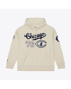 Mitchell & Ness Chicago Cubs Yacht Rock Fleece Hoodie - White