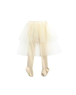 Tulle Tulle Twirl Skirt - Natural
