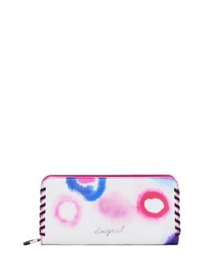 Desigual Long Faux Leather Wallet - White