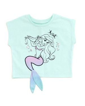 Disney The Little Mermaid Princess Ariel Sequin T-Shirt - Blue