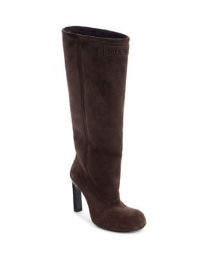 Balenciaga Fargo Knee High Boot - Brown