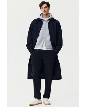 H&M Slim Fit Tailored Sweatpants - Blue