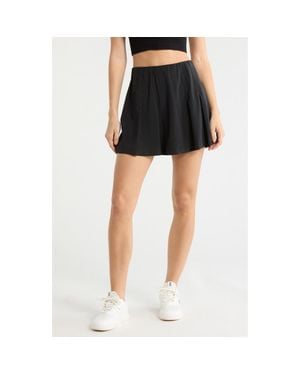 Greyson Ashe Pleated Miniskirt - Black