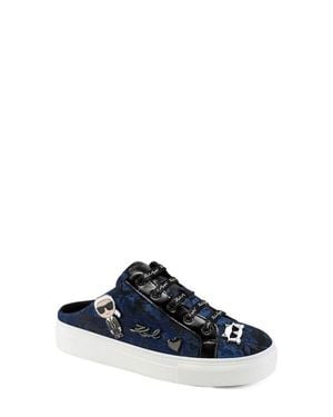 KARL LAGERFELD Cambria Sneaker Mule - Blue