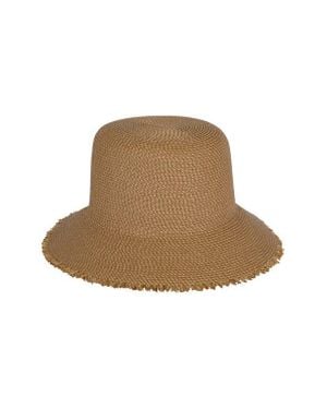 Eric Javits Squishee Straw Bucket Hat - Natural