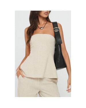 Princess Polly Esidora Strapless Top - Natural
