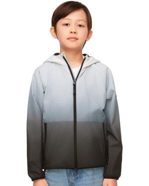 Rokka&Rolla Kids' Fleece-Lined Windbreaker - Gray