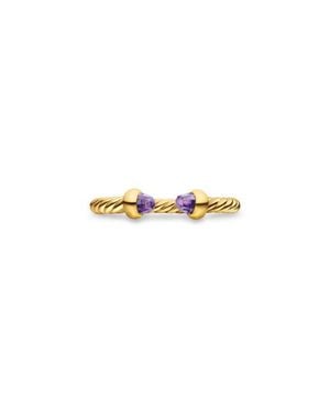 David Yurman Micro Cablespira Flex Ring - Multicolor
