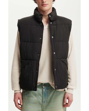 Cotton On Vermont Puffer Vest - Black