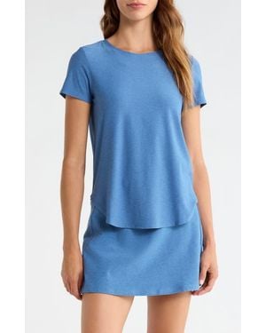 Beyond Yoga On The Down Low T-Shirt - Blue