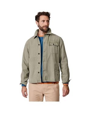 aubi Dowse Long Sleeve Relaxed Worker Jacket - Gray